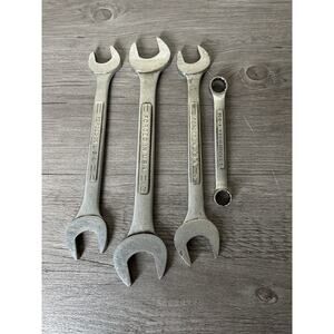 Vintage Craftsman V Wrenches. 2- 3/4”- 7/8”, 1- 1”-15/16” And 1- 1/2”- 9/16